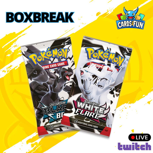 Cards4Fun Boxbreak: Pokémon TCG Black Bolt/White Flare (SV10.5) Booster