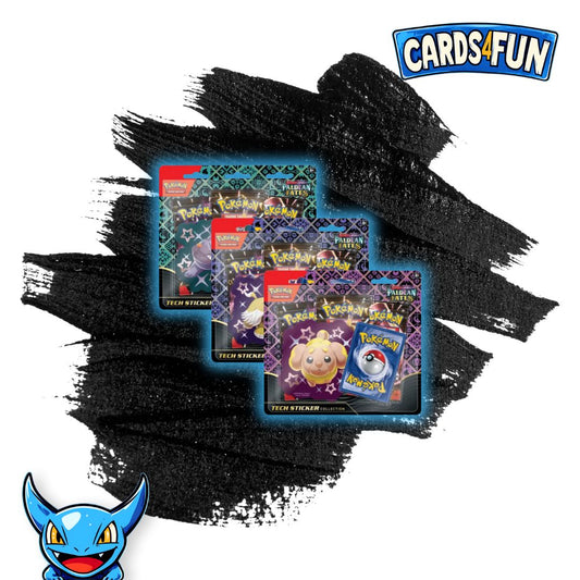 Pokémon TCG: Paldean Fates (SV4.5) - Tech Sticker Blister (englisch) sortiert