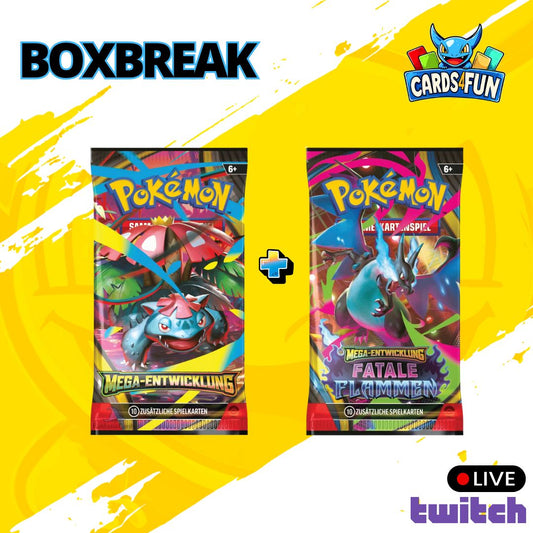 Cards4Fun Boxbreak: Pokémon TCG Mega Entwicklungen & Fatale Flammen Bundle