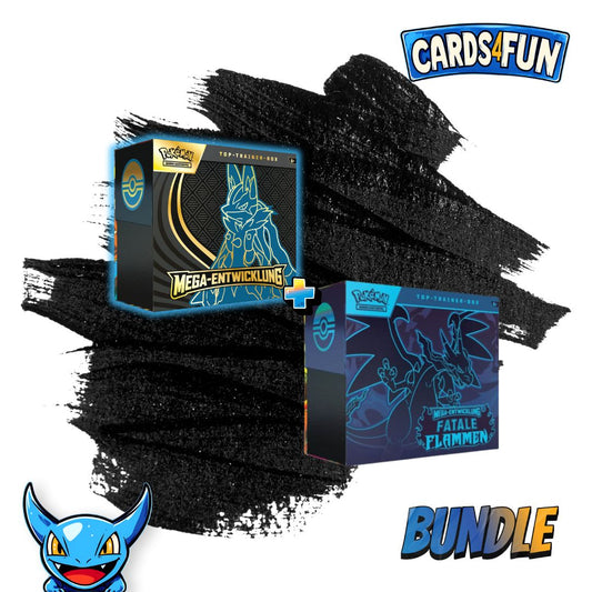 Pokémon TCG - Top Trainer Bundle: Mega Entwicklungen & Fatale Flammen